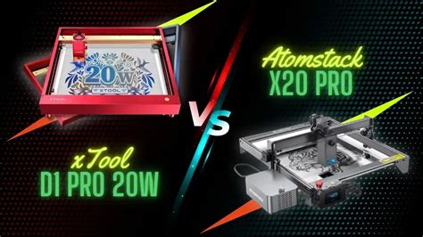 With a flame and acceleration sensor, xTool D1 Pro will cease processing robotically if the machine detects flames or transfers/tipping. . Atomstack x20 pro vs xtool d1